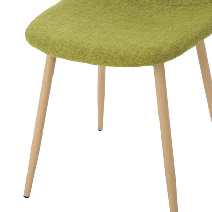 Chaises de salle à manger rembourrées Raina style milieu du siècle (lot de 2) par Christopher Knight Home