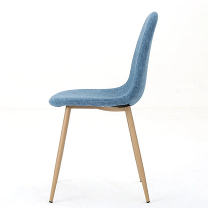 Chaises de salle à manger rembourrées Raina style milieu du siècle (lot de 2) par Christopher Knight Home