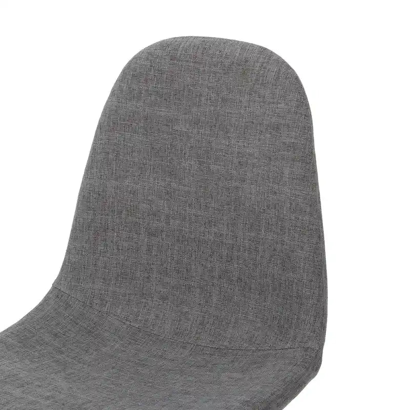 Chaises de salle à manger rembourrées Raina style milieu du siècle (lot de 2) par Christopher Knight Home
