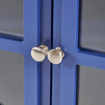 Meuble à double porte en bois de sapin Melora avec accents de miroir par Christopher Knight Home