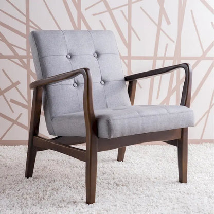 Brayden Mid-century Fabric Club Chair by Christopher Knight Home