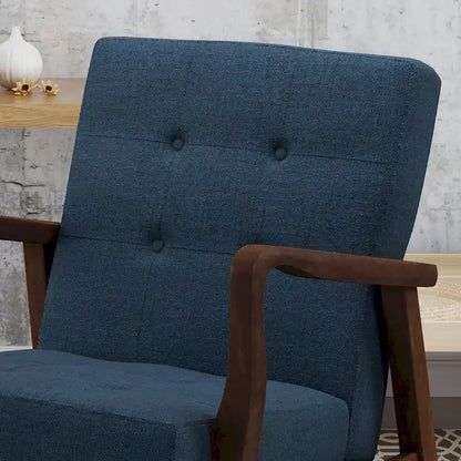 Fauteuil club en tissu Brayden style milieu du siècle par Christopher Knight Home