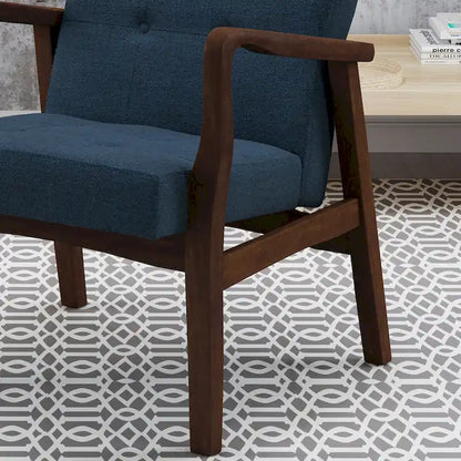 Fauteuil club en tissu Brayden style milieu du siècle par Christopher Knight Home