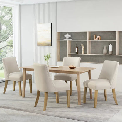 Chaises de salle à manger en tissu Frances (lot de 4) par Christopher Knight Home