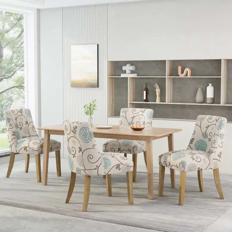 Chaises de salle à manger en tissu Frances (lot de 4) par Christopher Knight Home
