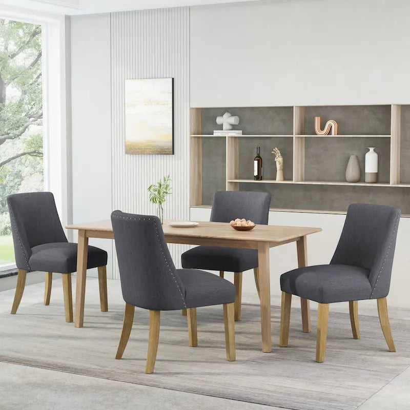 Chaises de salle à manger en tissu Frances (lot de 4) par Christopher Knight Home