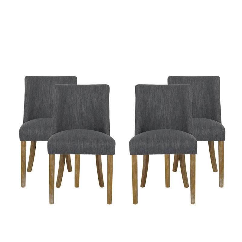 Chaises de salle à manger en tissu Frances (lot de 4) par Christopher Knight Home