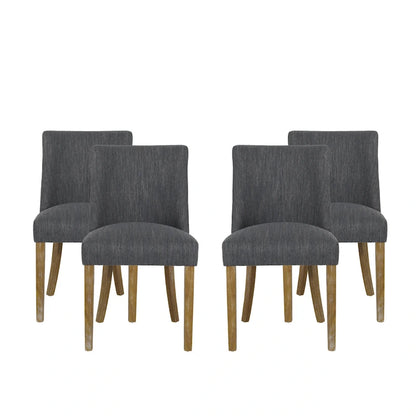 Chaises de salle à manger en tissu Frances (lot de 4) par Christopher Knight Home