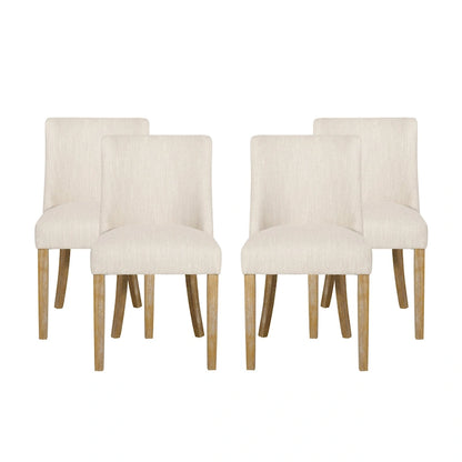 Chaises de salle à manger en tissu Frances (lot de 4) par Christopher Knight Home