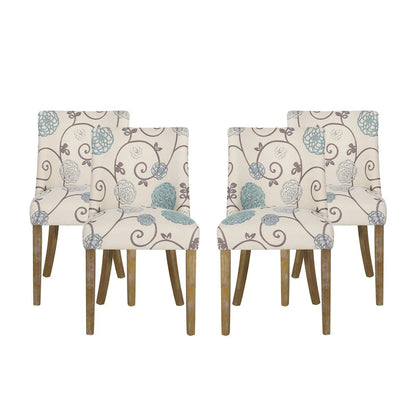 Chaises de salle à manger en tissu Frances (lot de 4) par Christopher Knight Home