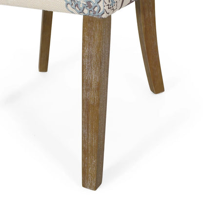 Chaises de salle à manger en tissu Frances (lot de 4) par Christopher Knight Home