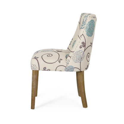Chaises de salle à manger en tissu Frances (lot de 4) par Christopher Knight Home