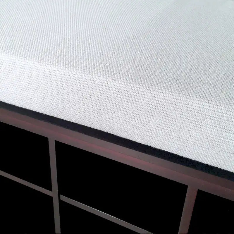 Banc de rangement à chaussures en bois massif John Louis Home, couleur expresso