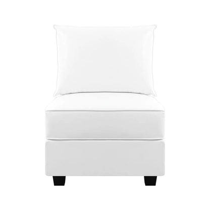 Modern DIY Convertible Modular Sectional Ultimate Sofa Collection - Optional Ottoman Middle and Armrest Modules