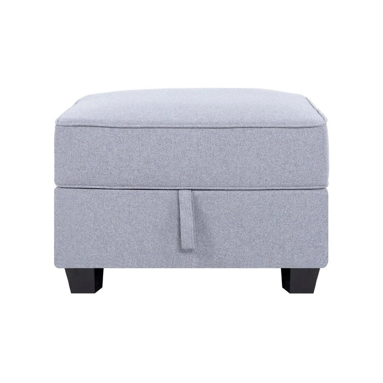 Collection de canapés d'angle modulaires convertibles modernes à monter soi-même - Modules pouf, central et accoudoirs en option