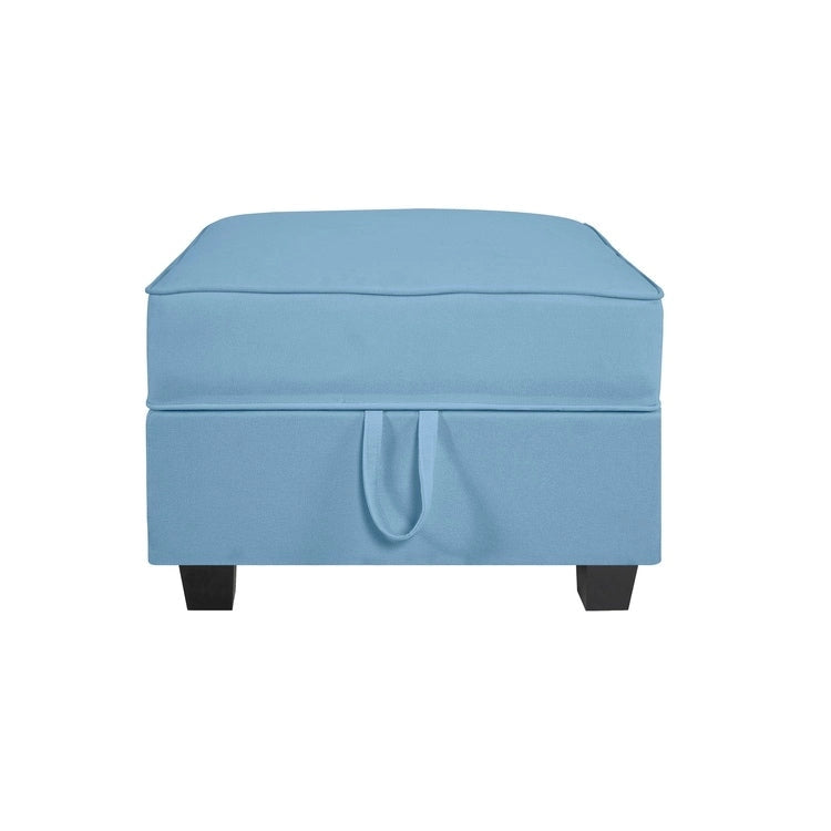 Collection de canapés d'angle modulaires convertibles modernes à monter soi-même - Modules pouf, central et accoudoirs en option