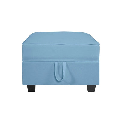 Collection de canapés d'angle modulaires convertibles modernes à monter soi-même - Modules pouf, central et accoudoirs en option