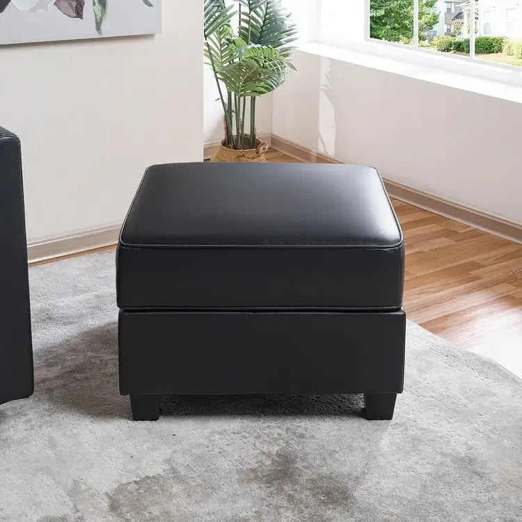 Collection de canapés d'angle modulaires convertibles modernes à monter soi-même - Modules pouf, central et accoudoirs en option