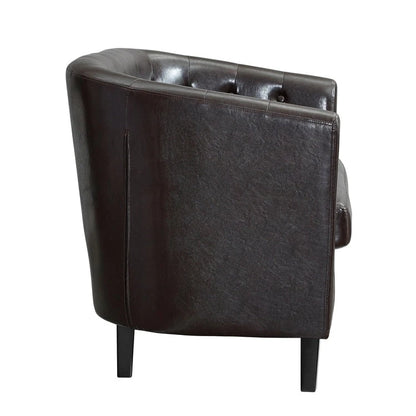 Canapé deux places Adelaide style moderne milieu du siècle - Fauteuil capitonné avec pieds en bois massif pour salon