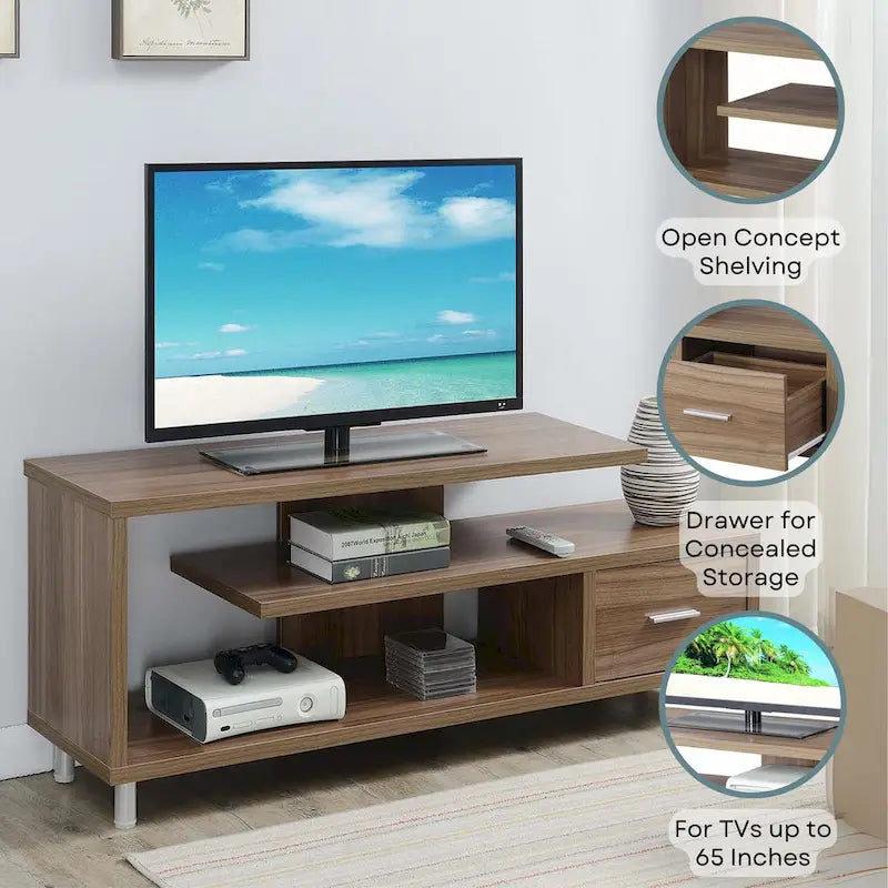 Meuble TV Seal de Convenience Concepts pour téléviseurs jusqu'à 65 pouces