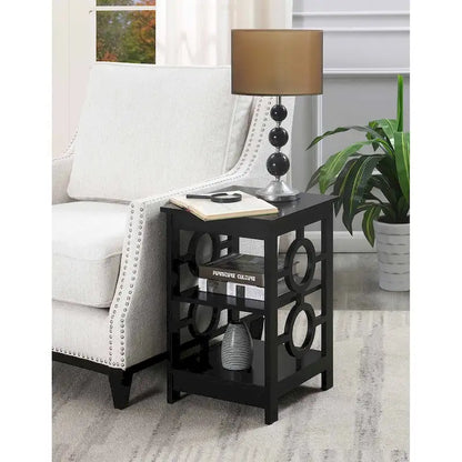 Table d'appoint Ring avec étagères de Convenience Concepts