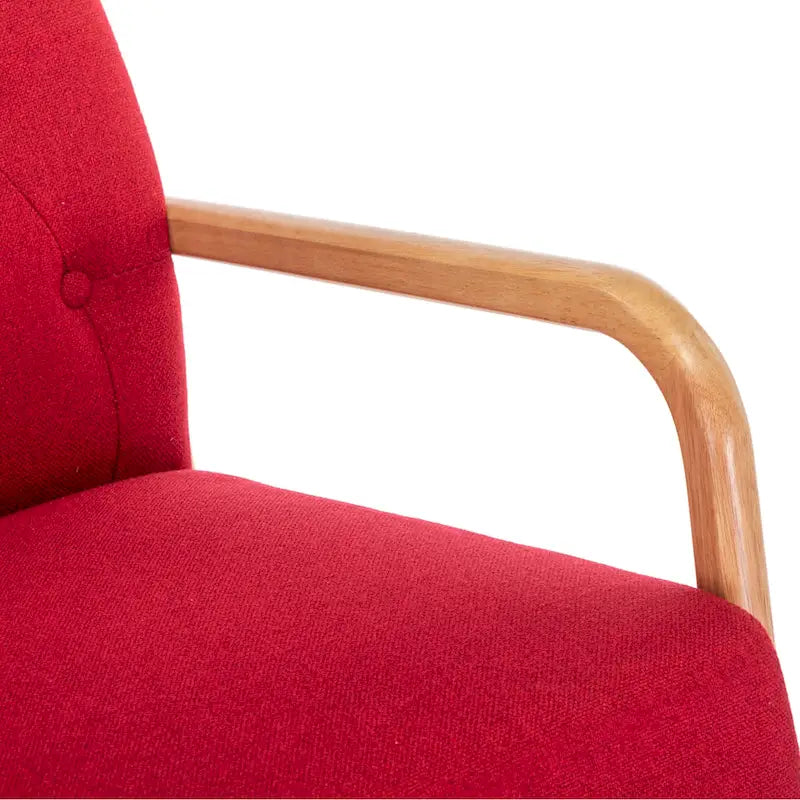 Fauteuil à bascule avec repose-pieds pour salon