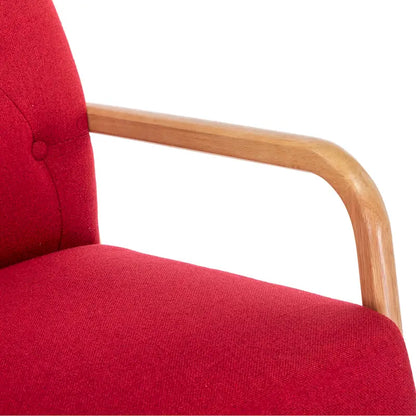 Fauteuil à bascule avec repose-pieds pour salon