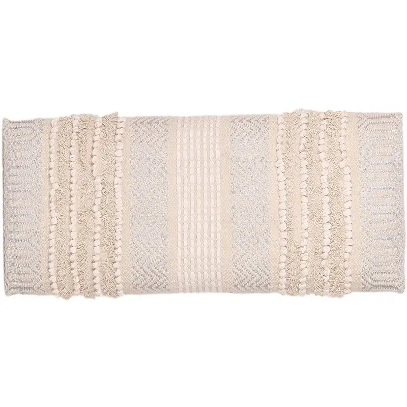 HERATE ORIENTAL Banc de rangement rembourré en coton dhurrie fait main