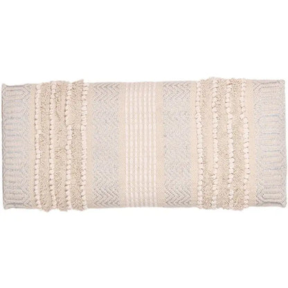 HERATE ORIENTAL Banc de rangement rembourré en coton dhurrie fait main