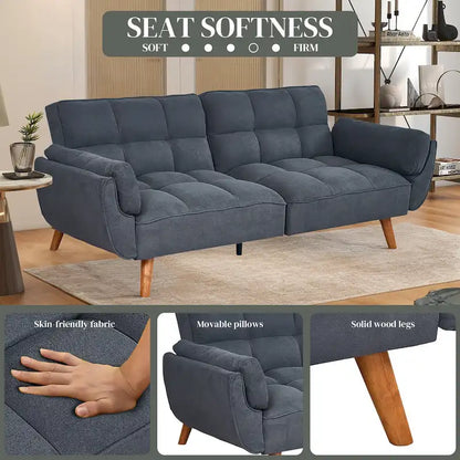 Canapé-lit pour salon, canapé-lit deux places, futons pour petits espaces, chambre, appartement, studio