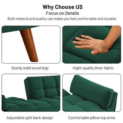 Canapé-lit pour salon, canapé-lit deux places, futons pour petits espaces, chambre, appartement, studio