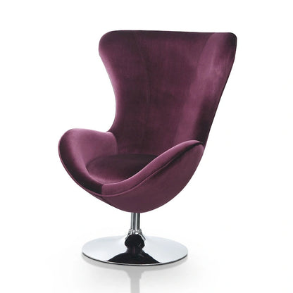 Ensemble fauteuil d'appoint et ottoman 2 pièces en tissu moderne Cher de Furniture of America