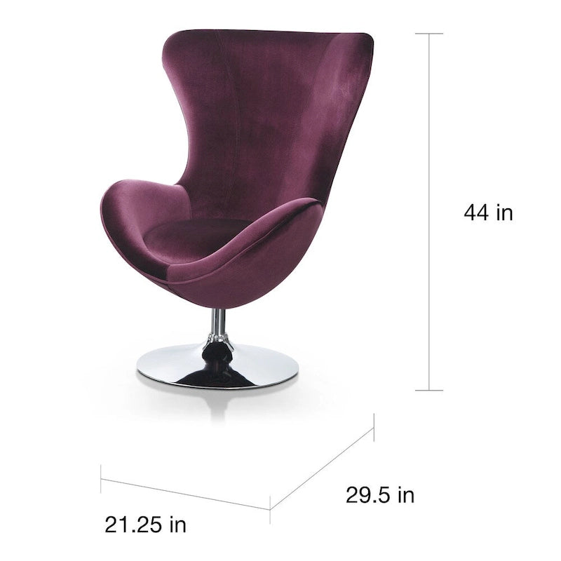 Ensemble fauteuil d'appoint et ottoman 2 pièces en tissu moderne Cher de Furniture of America