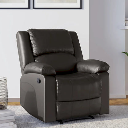 Fauteuil inclinable manuel Relax A Lounger Porter en similicuir par iLounge