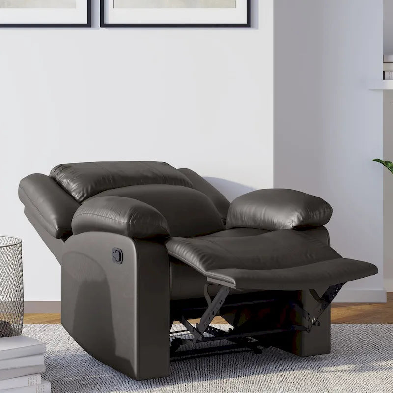 Fauteuil inclinable manuel Relax A Lounger Porter en similicuir par iLounge