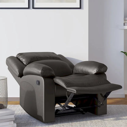 Fauteuil inclinable manuel Relax A Lounger Porter en similicuir par iLounge
