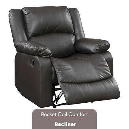 Fauteuil inclinable manuel Relax A Lounger Porter en similicuir par iLounge