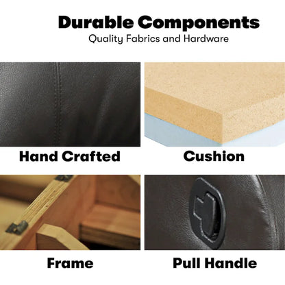 Fauteuil inclinable manuel Relax A Lounger Porter en similicuir par iLounge