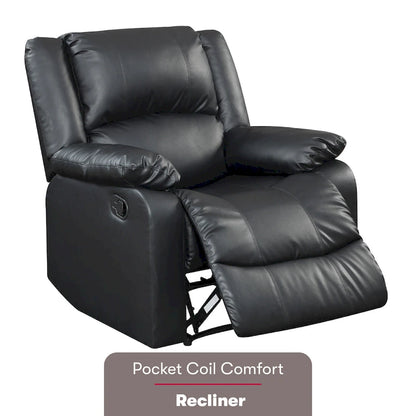 Fauteuil inclinable manuel Relax A Lounger Porter en similicuir par iLounge
