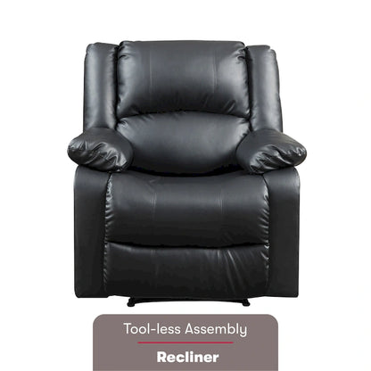 Fauteuil inclinable manuel Relax A Lounger Porter en similicuir par iLounge