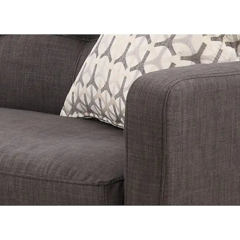 Canapé anthracite Carson Carrington Stykkisholmur style moderne du milieu du siècle