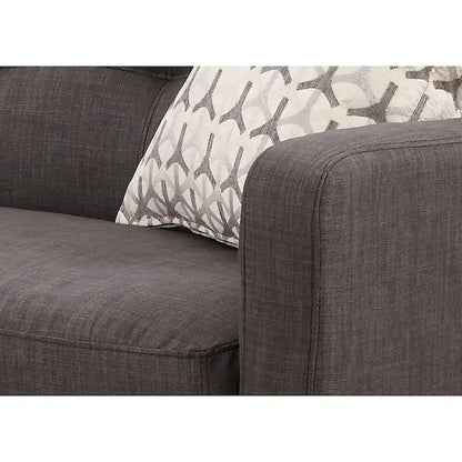 Canapé anthracite Carson Carrington Stykkisholmur style moderne du milieu du siècle