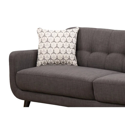 Canapé anthracite Carson Carrington Stykkisholmur style moderne du milieu du siècle