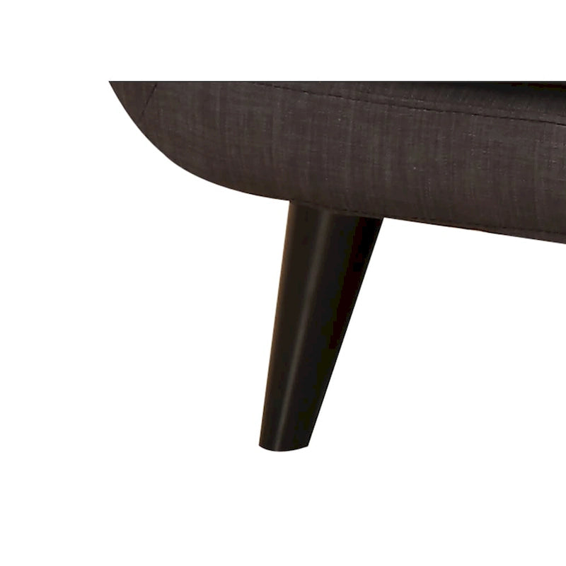 Canapé anthracite Carson Carrington Stykkisholmur style moderne du milieu du siècle