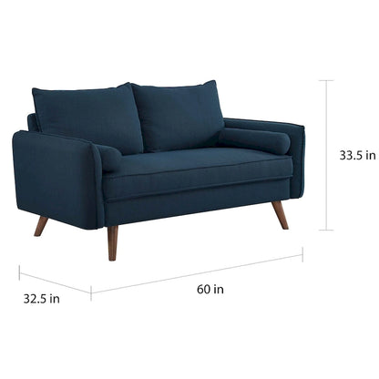 Canapé deux places en tissu rembourré Carson Carrington Hedeby