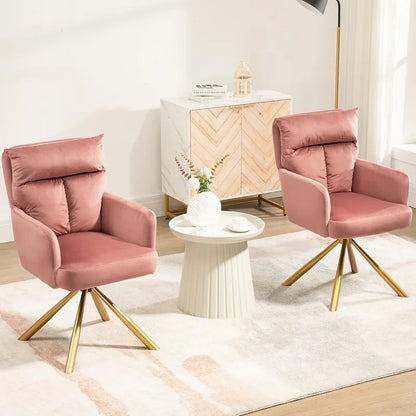 Fauteuil pivotant Howtai pour salon, cuisine et salle à manger