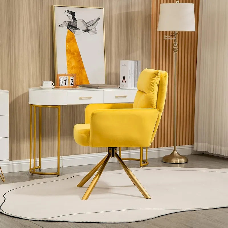 Fauteuil pivotant Howtai pour salon, cuisine et salle à manger