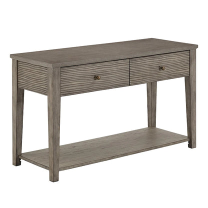 Table d'appoint Coober en fibrociment gris antique avec étagère par iNSPIRE Q Modern