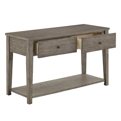 Table d'appoint Coober en fibrociment gris antique avec étagère par iNSPIRE Q Modern