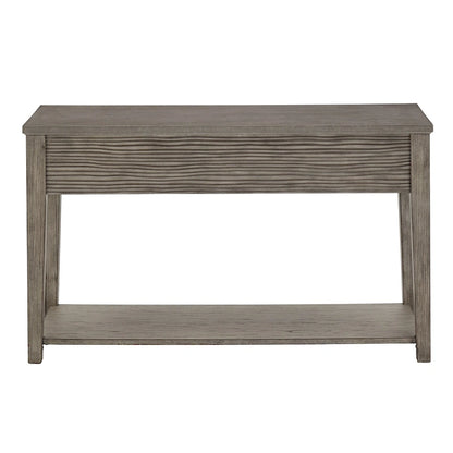 Table d'appoint Coober en fibrociment gris antique avec étagère par iNSPIRE Q Modern